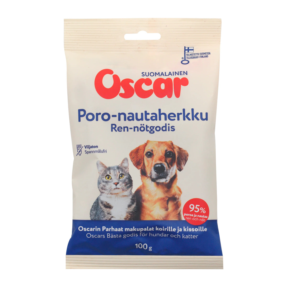 Oscar Poro-nautaherkku 100 g