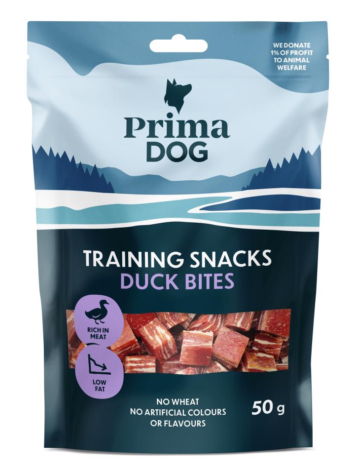 PrimaDog Training Snacks ankkapala 50 g