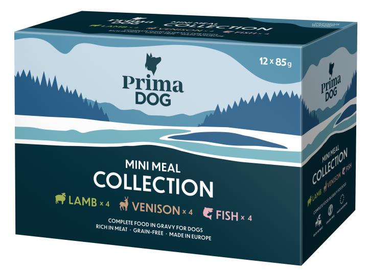 PrimaDog Mini Meal lajitelma 12 x 85 g