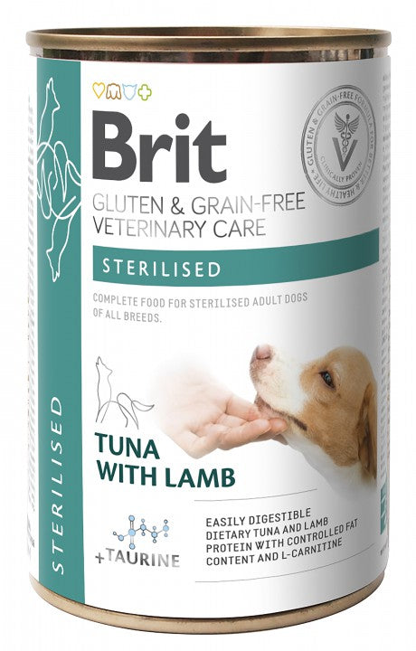Brit Sterilised Tuna with Lamb koiralle 400 g MAISTELUPAKKAUS