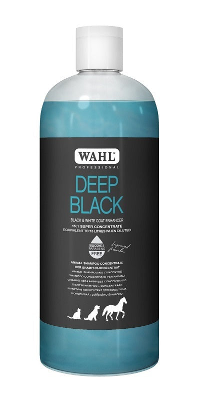 Wahl Deep Black shampootiiviste tummille hevosille 500 ml PÄIVÄYSTARJOUS