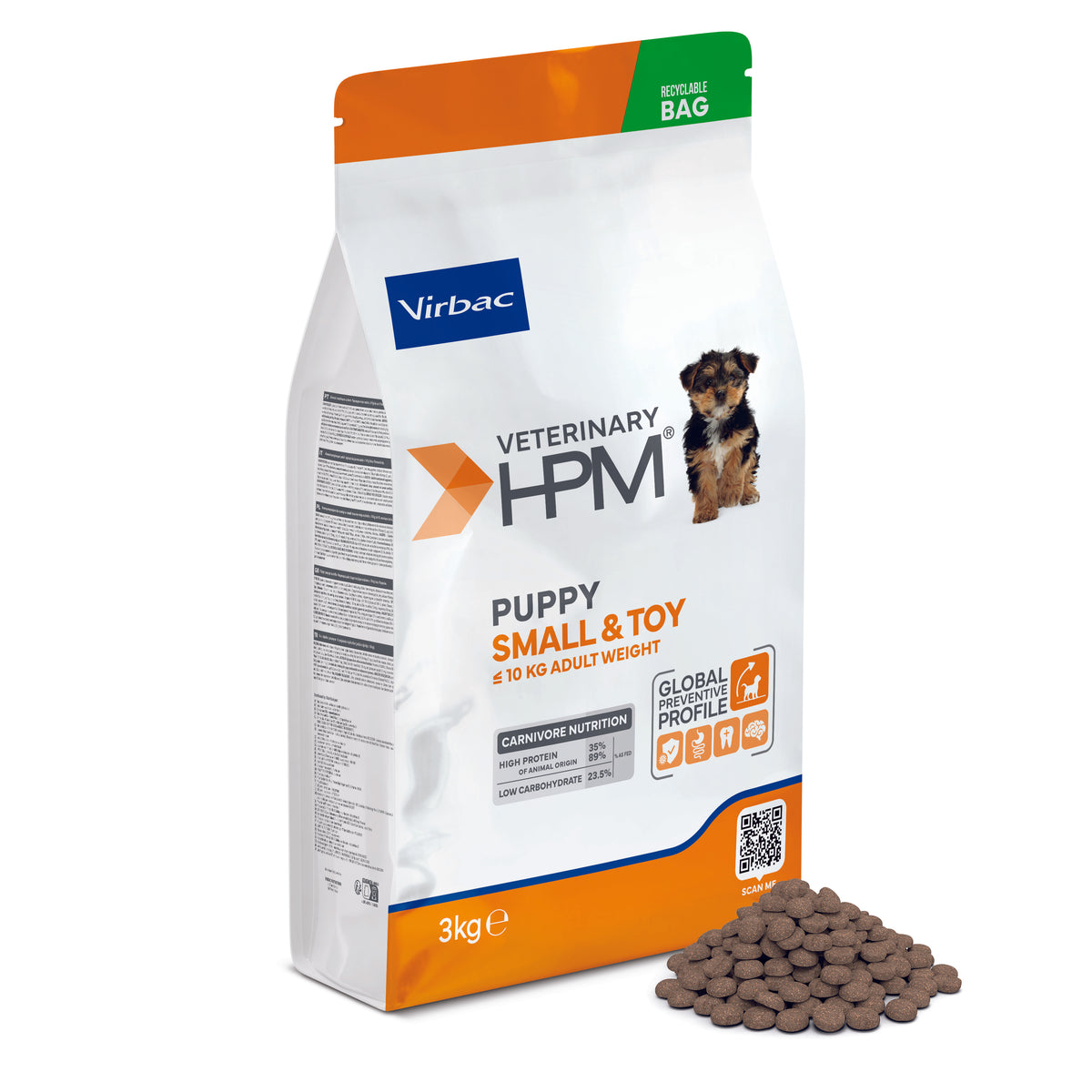 Virbac Dog Puppy Small & Toy koiralle 3 kg