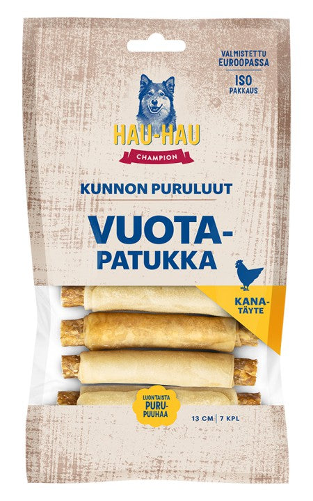 Hau-Hau Champion Kunnon puruluut Vuotapatukka kana 13 cm 7 kpl