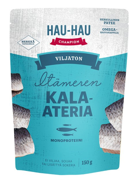 Hau-Hau Champion Viljaton Kala-ateria 150g PÄIVÄYSTARJOUS