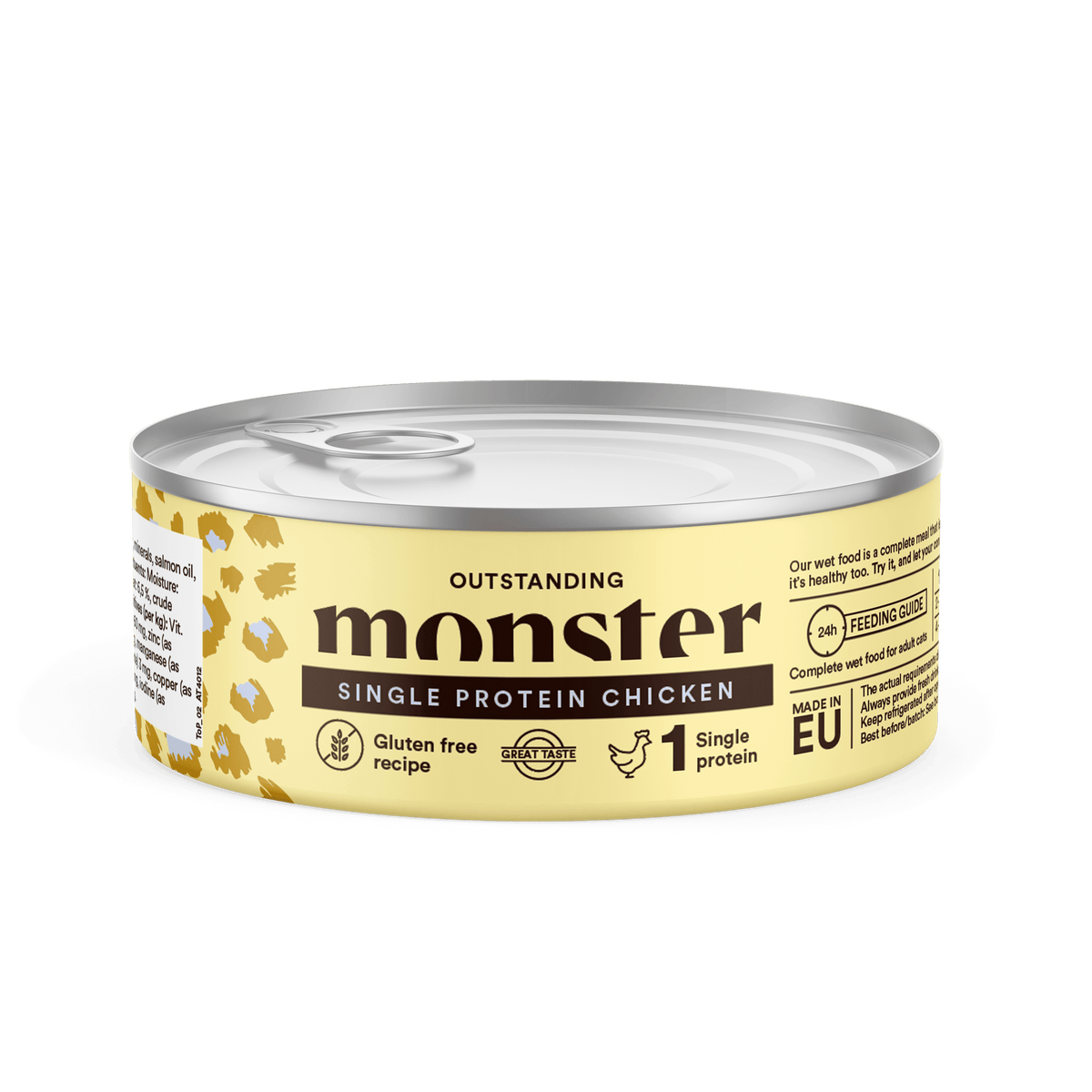 Monster Cat Adult Single Protein Chicken kissalle 12 x 100 g