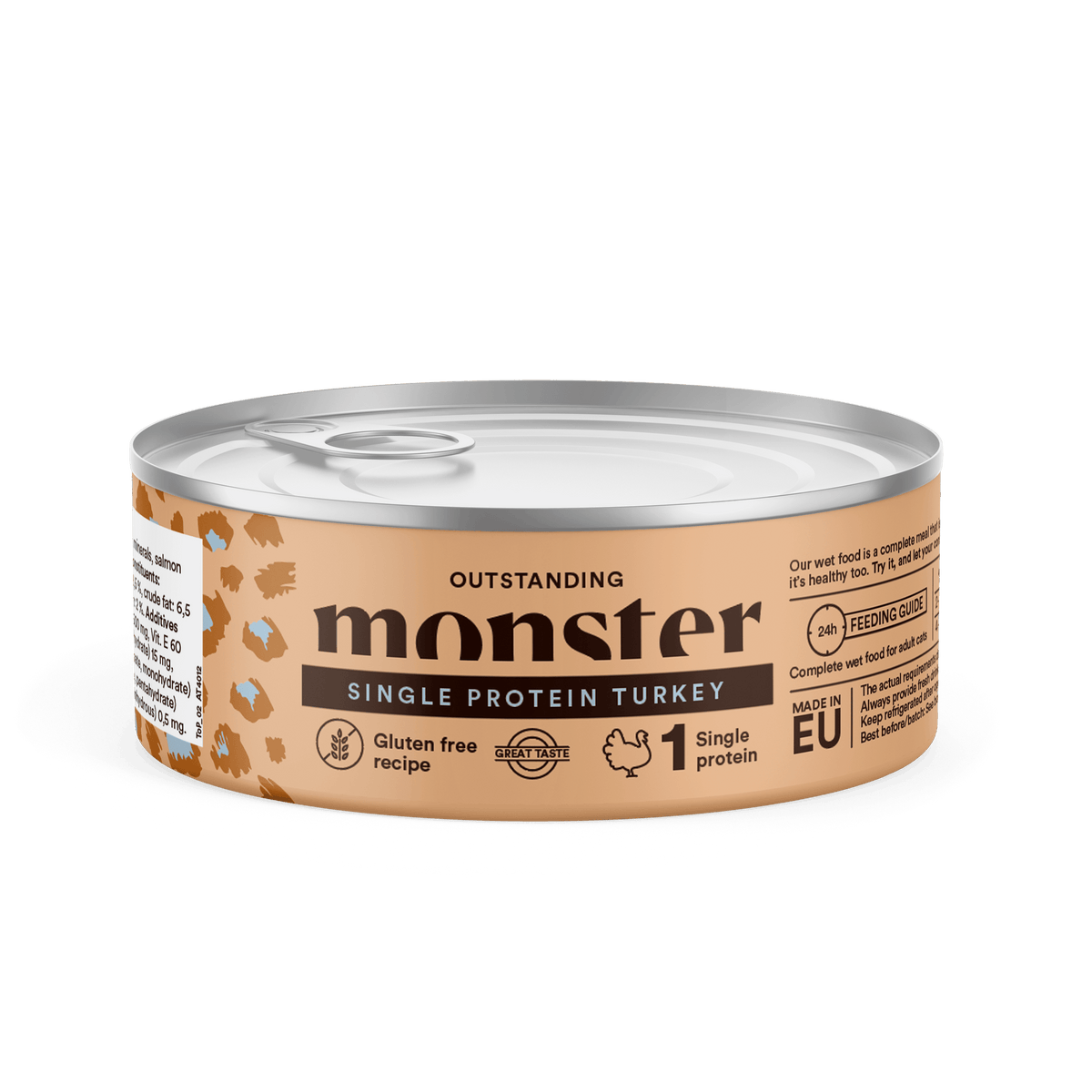 Monster Cat Adult Single Protein Turkey kissalle 12 x 100 g