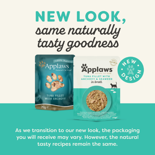 Applaws Kissa tonnikala & anjovis annospussi 12 x 70g