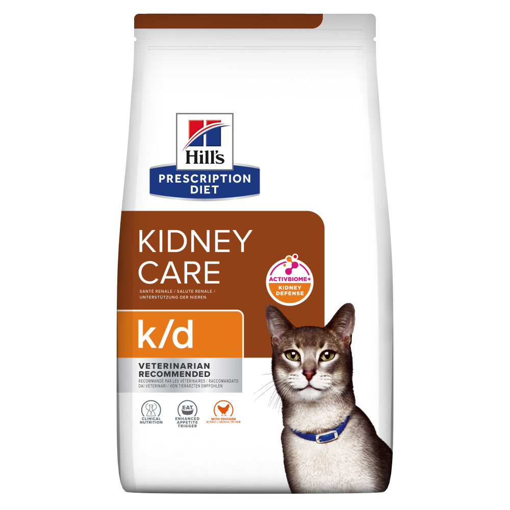Hill's k/d Kidney Care ActivBiome+ Kidney Defense with Chicken kissalle 3 kg