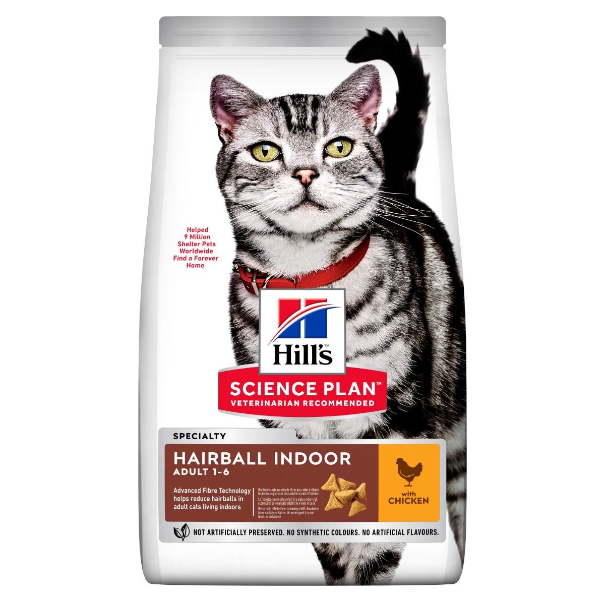 Hill's SP Adult Hairball Indoor with Chicken kissalle 3 kg