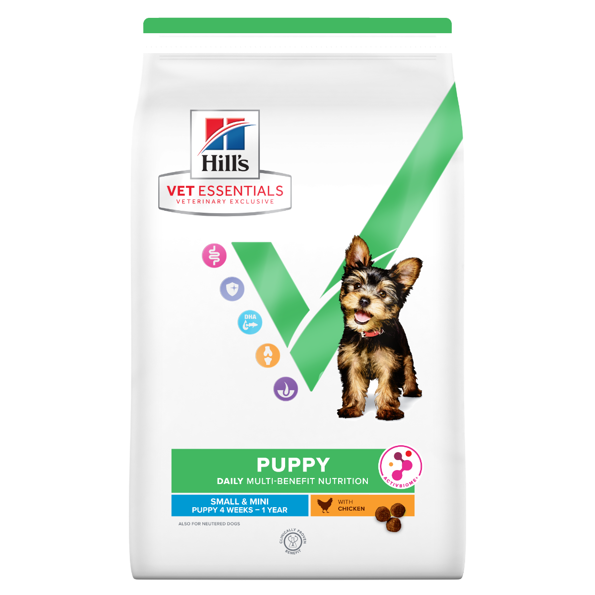 Hill's Vet Essentials Multi-Benefit Small & Mini Puppy with Chicken koiralle 7 kg