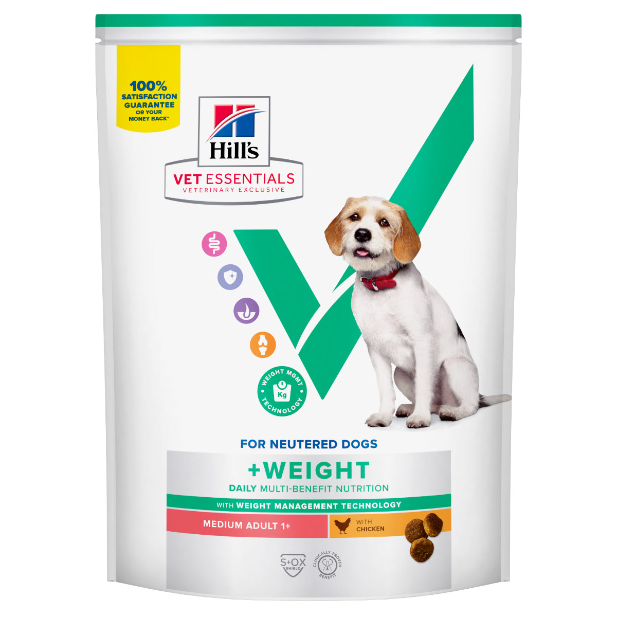 Hill's Vet Essentials Multi-Benefit + Weight Medium Adult with Chicken koiralle 10 kg