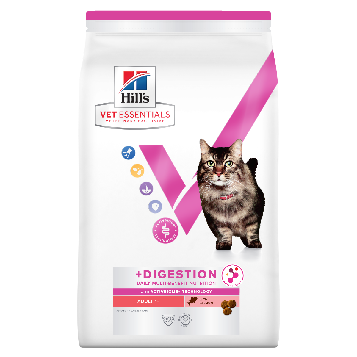 Hill's Vet Essentials Multi-Benefit + Digestion Adult with Salmon kissalle 6,5 kg