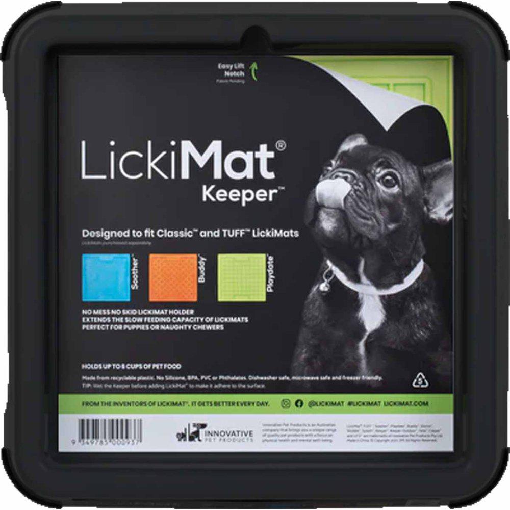 Lickimat Keeper musta (Classic & Tuff)