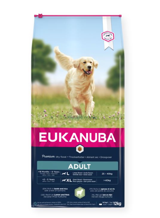 Eukanuba Canine Adult Large Lamb & Rice 12 kg