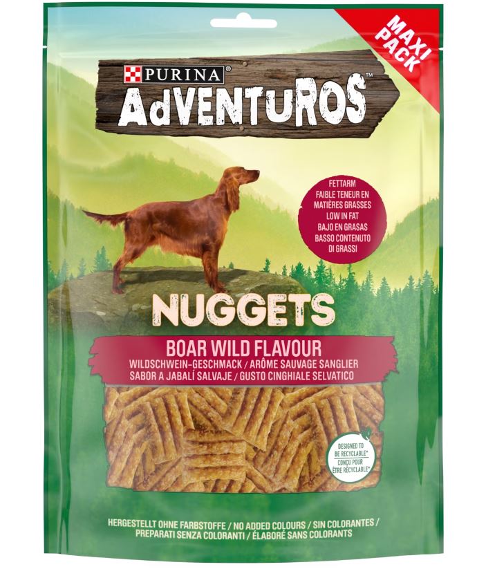 AdVENTuROS Nuggets Boar makupala koiralle 300 g
