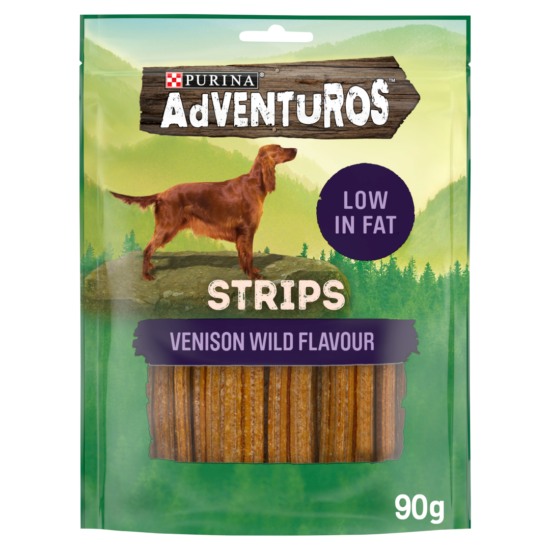 AdVENTuROS Strips Venison makupala koiralle 90 g