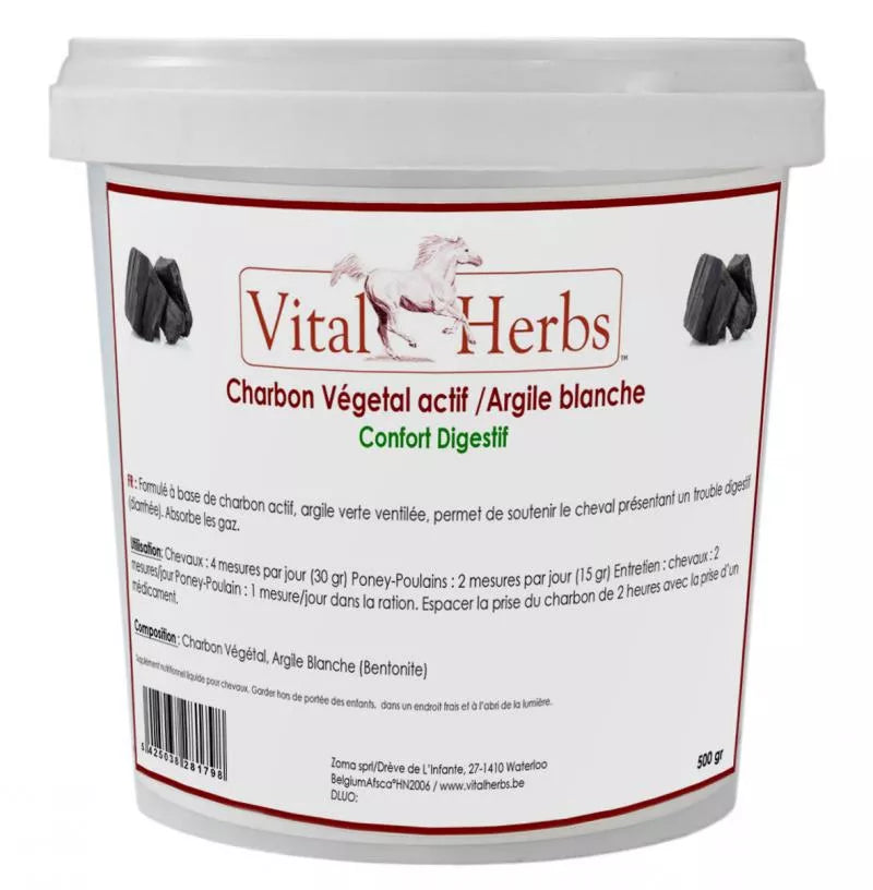 Vital Herbs Aktiivihiili & Bentoniitti 500g