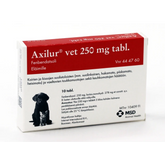 Axilur 250 mg 10 fol vet tabl