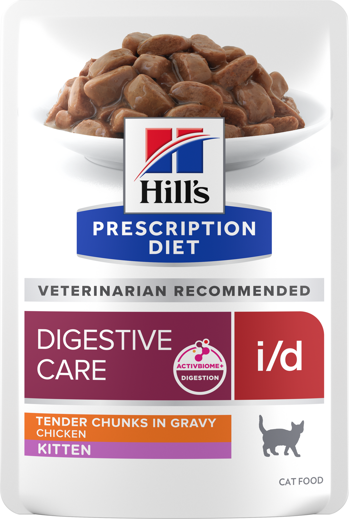 Hill's Prescription Diet i/d Digestive Care Wet with Chicken -ruoka kissanpennulle, annospussi