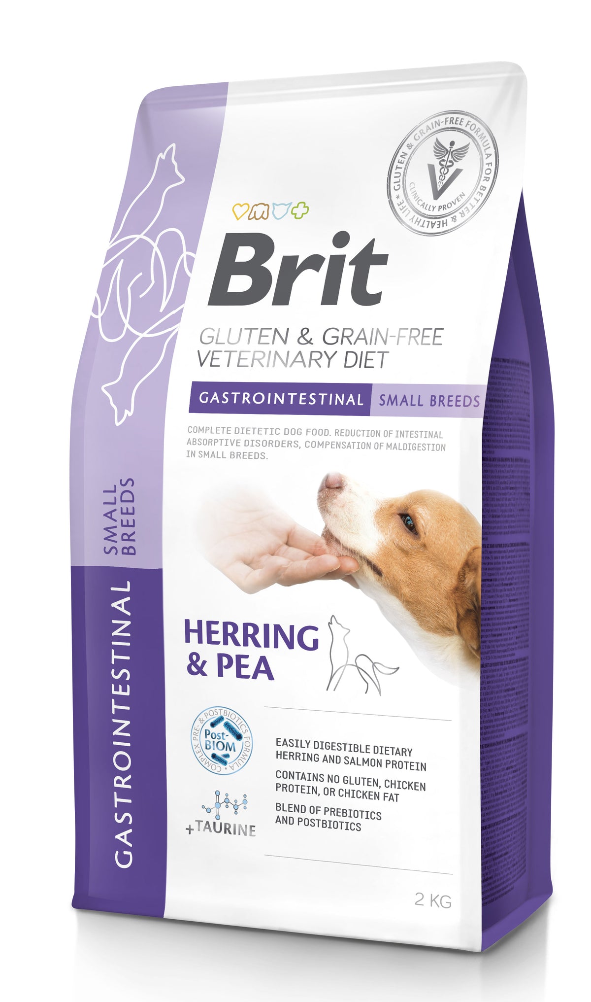 Brit GF Vet Diet Dog Gastrointest Small Breeds koiralle