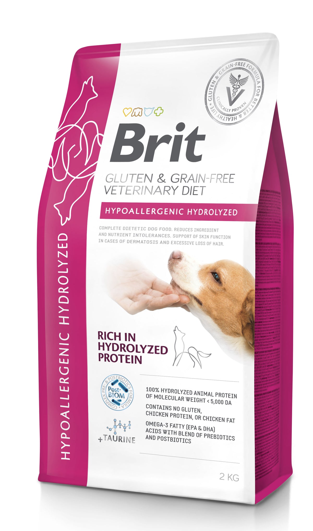 Brit GF Vet Diet Dog Hypoallergenic Hydrolyzed koiralle