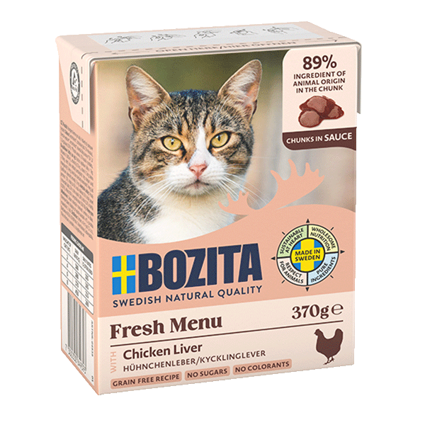 Bozita kananmaksaa kastikkeessa kissalle 6 x 370 g