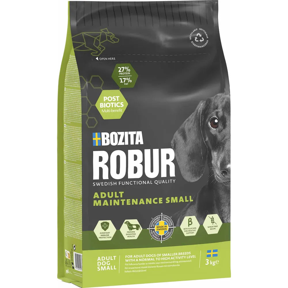 Bozita Robur adult maintenance small koirille 3 kg