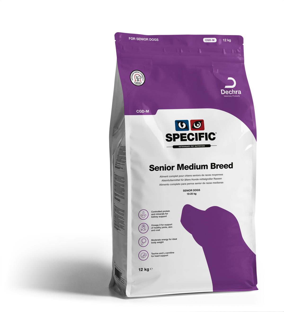 Specific CGD-M Senior Medium Breed koiralle 12 kg