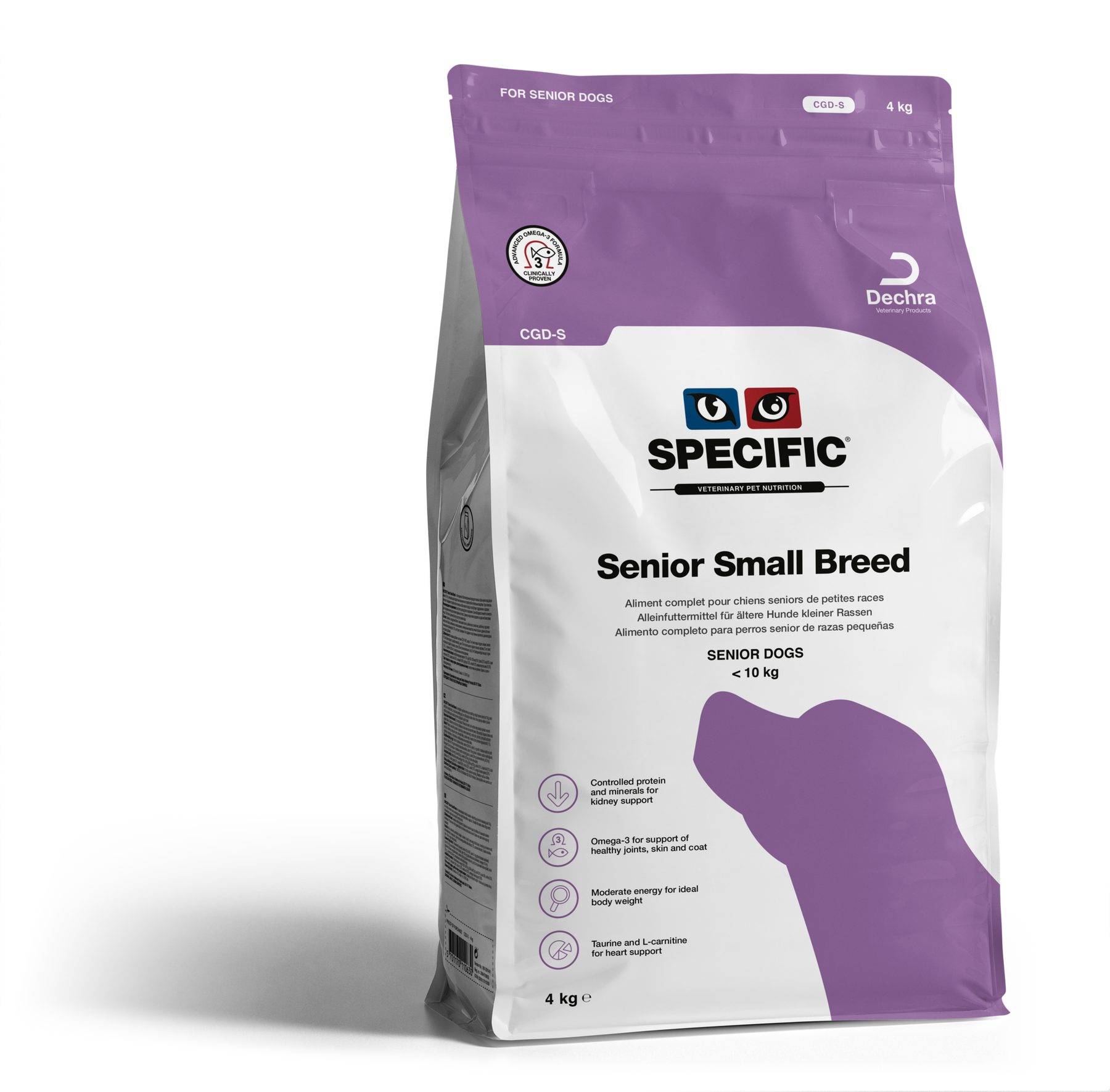 Specific CGD-S Senior Small Breed koiralle 4 kg