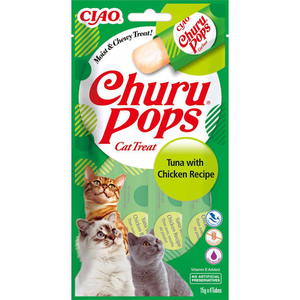 Churu Pops tonnikala-kana kissanherkku 4 x 15 g