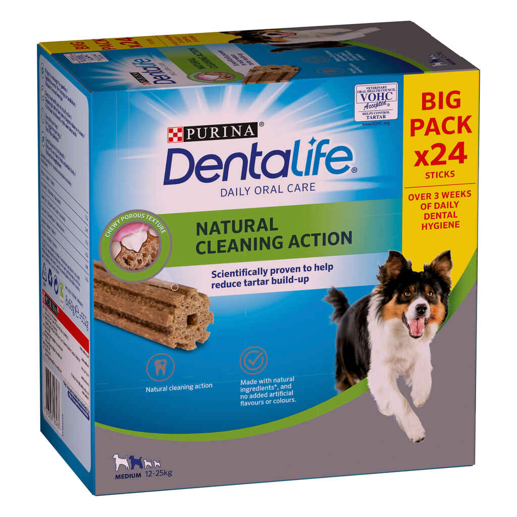 Purina Dentalife Medium Dog Big Pack 552 g / 24 kpl