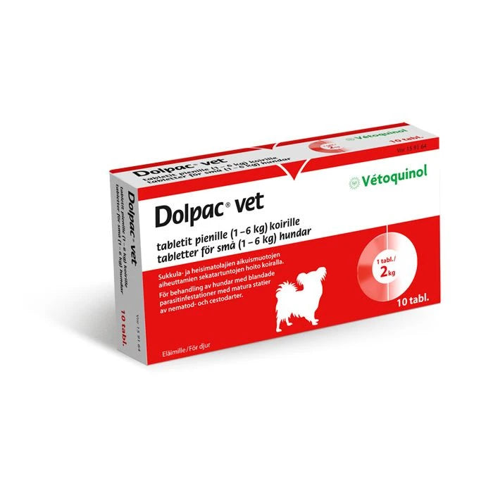 Dolpac Vet 10 fol tabletti pienille koirille