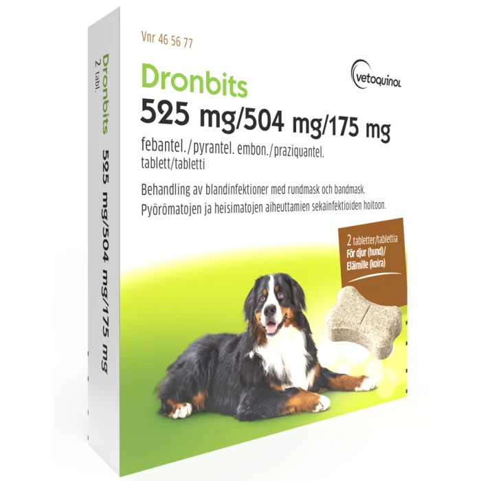Dronbits 525 mg / 504 mg / 175 mg 2 fol tabletti
