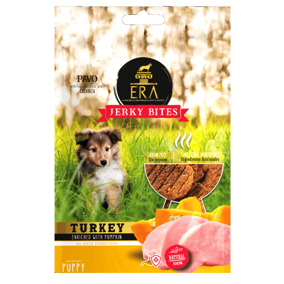 ERA Jerky Turkey Snack makupala koiranpennulle 90 g