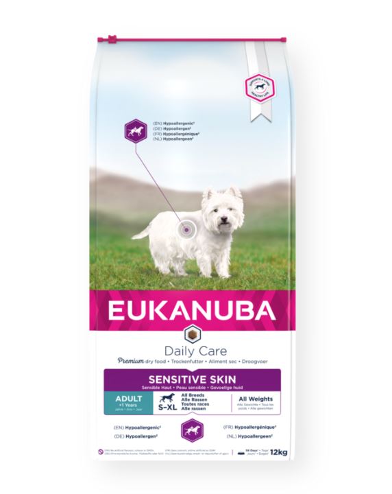 Eukanuba Canine Daily Care Sensitive Skin 12 kg