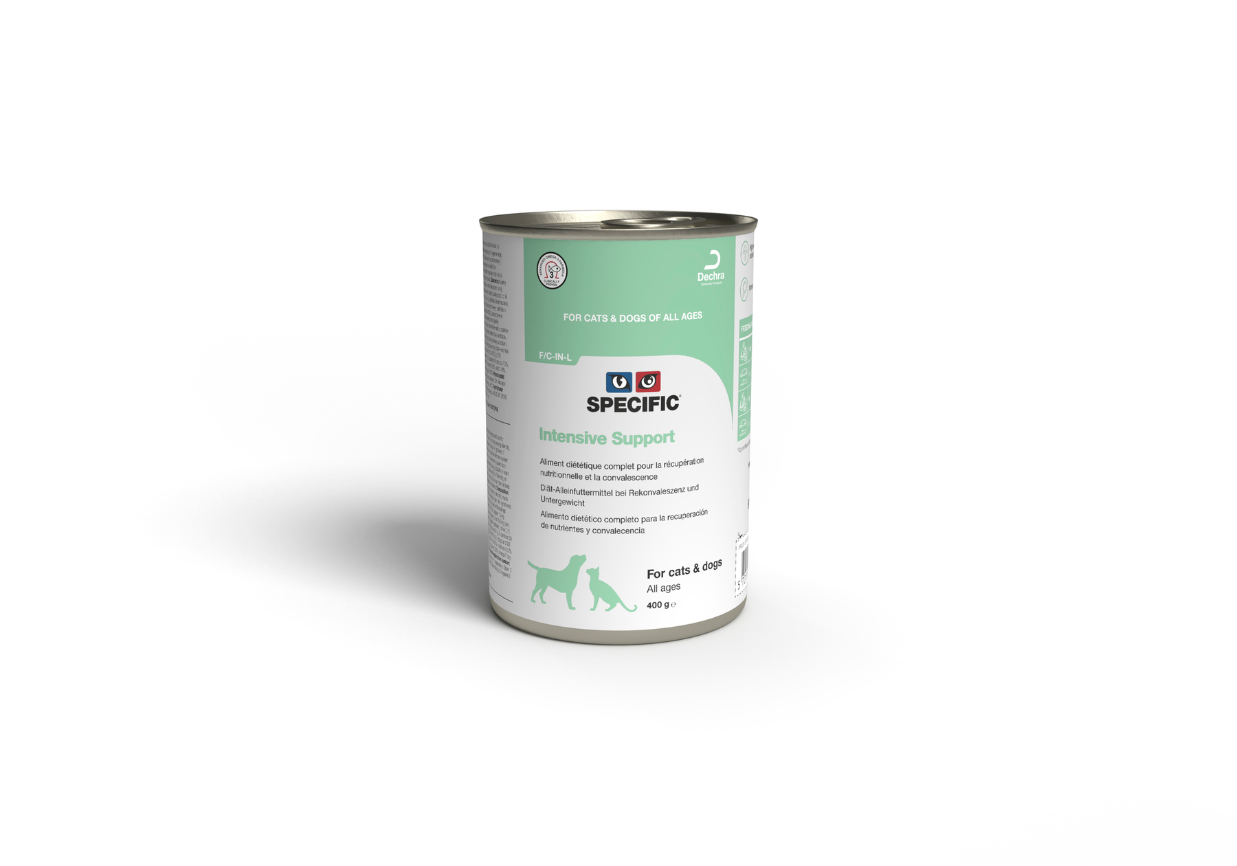 Specific F/C-IN-L Intensive Support kissalle ja koiralle 395 g MAISTELUPAKKAUS PÄIVÄYSTARJOUS