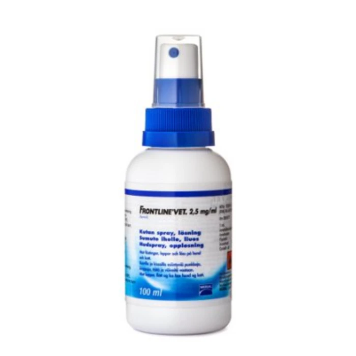 Frontline Vet 2.5 mg/ml 100 ml sumute iholle, liuos