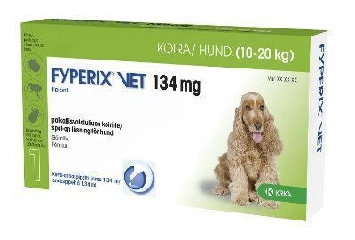 Fyperix vet 134 mg 1.34 ml paikallisvaleluliuos 10-20 kg koirille