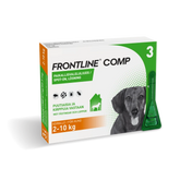 Frontline Comp 67 mg / 60.3 mg 3 x 0.67 ml paikallisvaleluliuos 2-10 kg koirille
