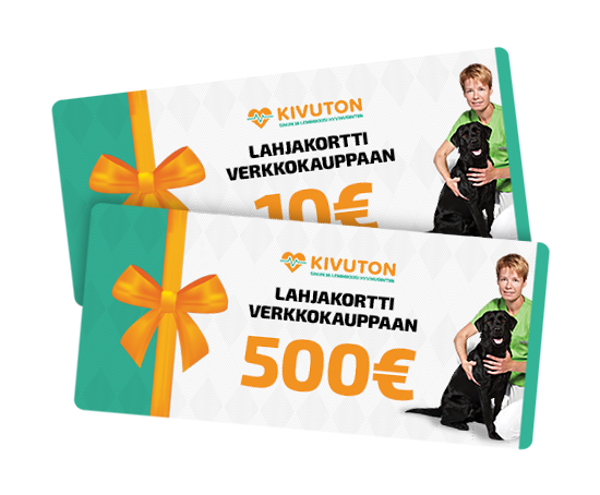 Verkkokauppa Kivuton - lahjakortti
