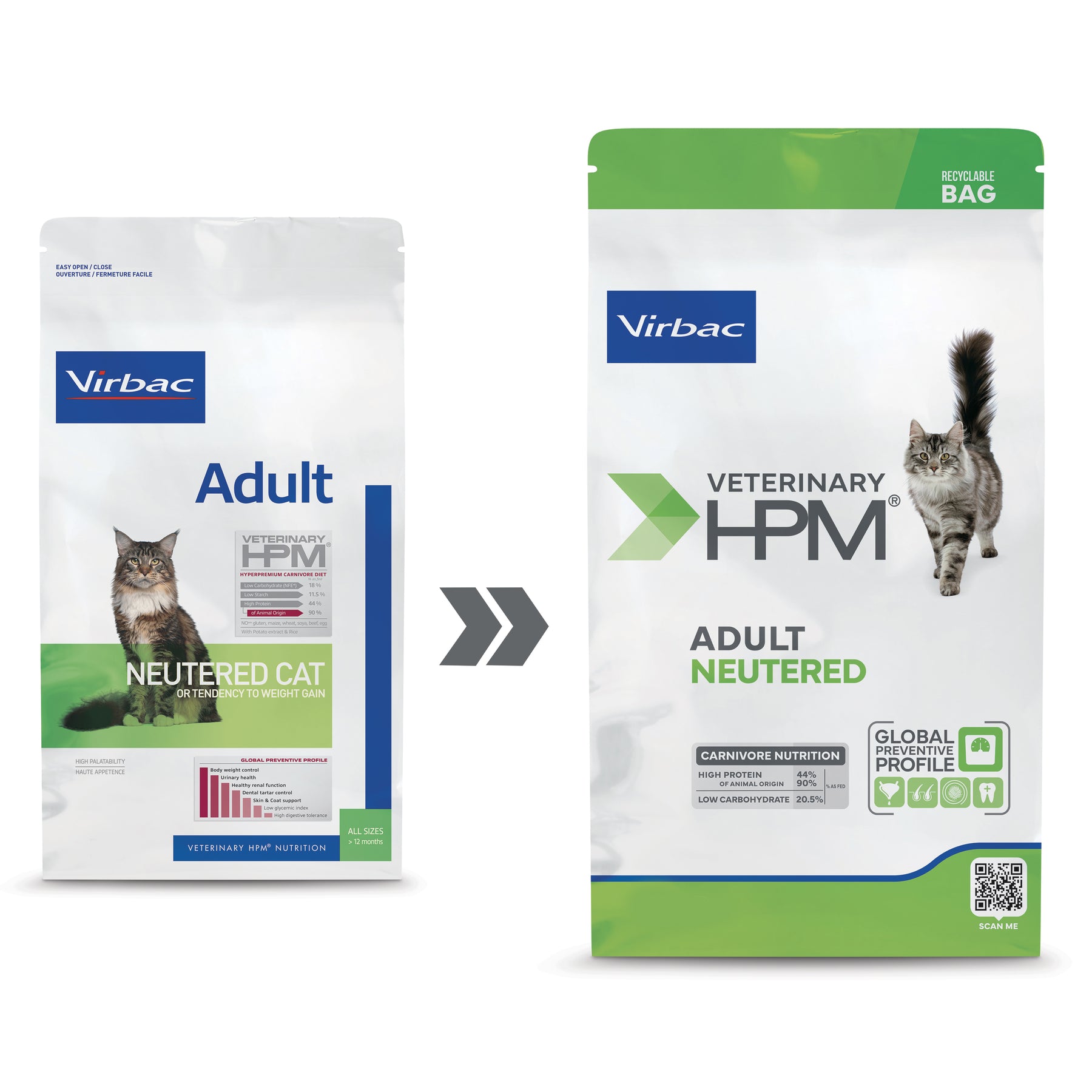 Virbac Adult Neutered Cat kissalle 3 kg