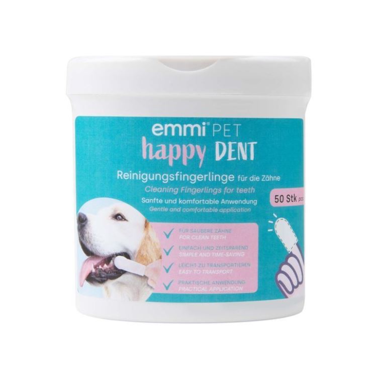 Emmi-Pet Puhdistuslaput hampaille 50 kpl