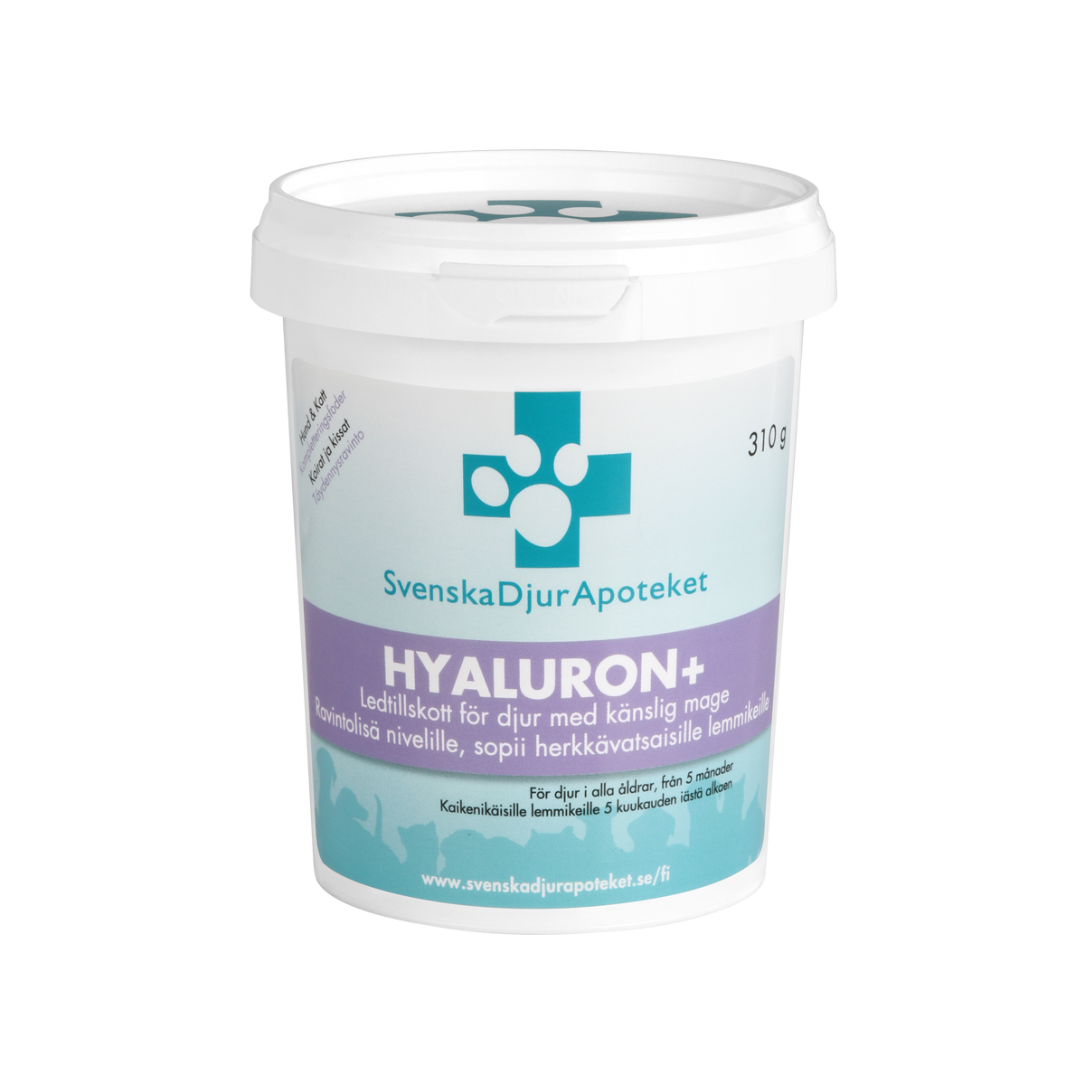 Svenska DjurApoteket Hyaluron+ koiralle ja kissalle 310 g
