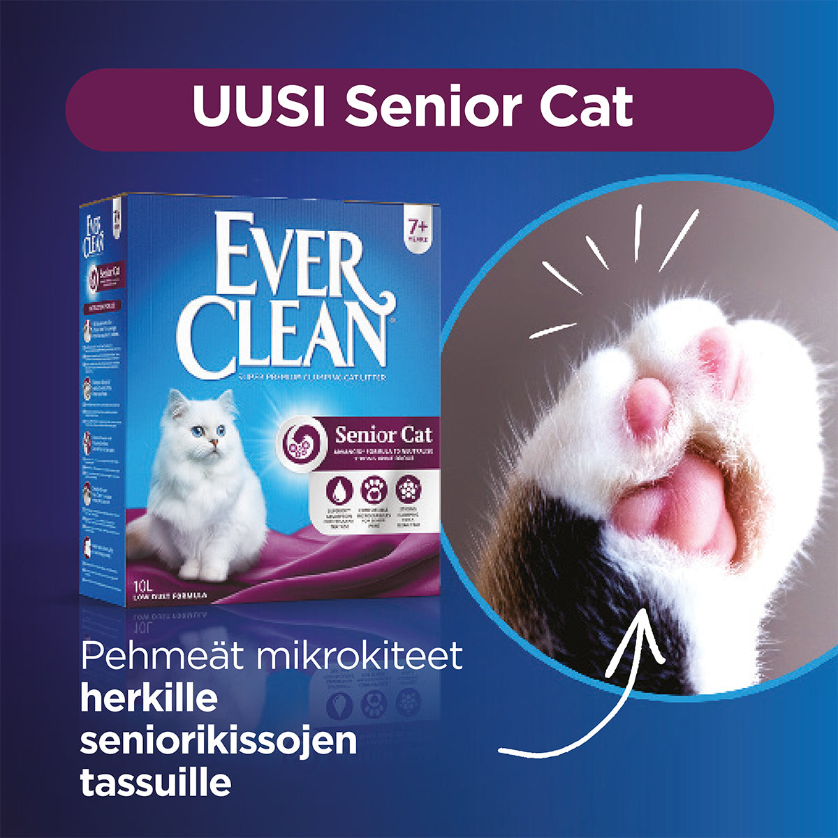 Ever Clean Senior 7+ kissanhiekka 6 L