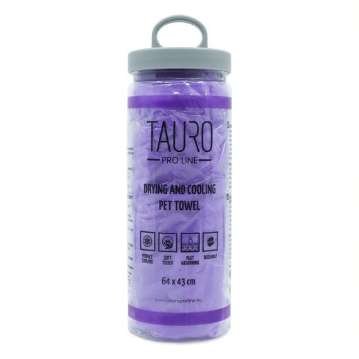 Tauro Pro Line Kuivaava viilennyspyyhe violetti