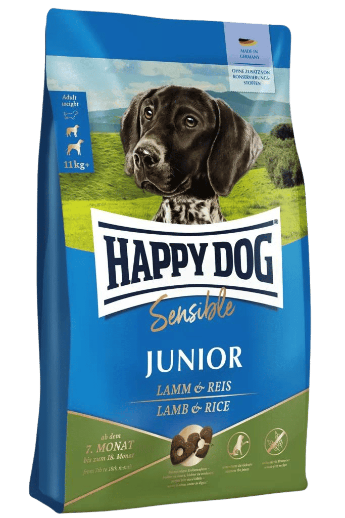 Happy Dog Sensible Junior Lamm & Reis 4 kg