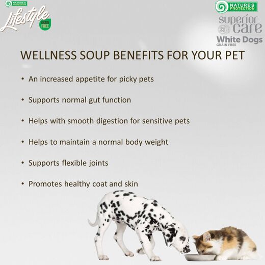 Nature's Protection Superior Care White Dog Lohi & tonnikala keitto 140 ml