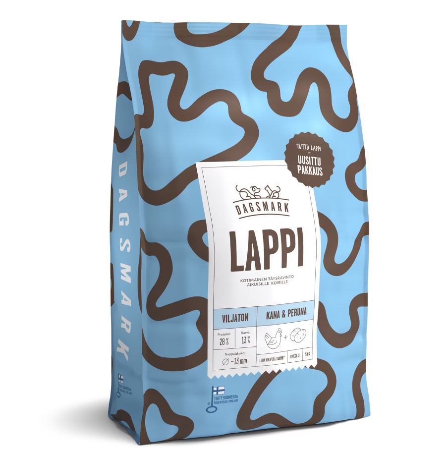 Dagsmark Lappi viljaton kana-peruna koiralle 5 kg PÄIVÄYSTARJOUS