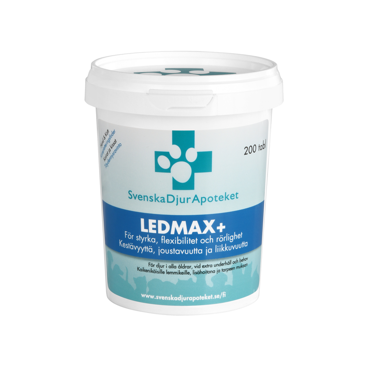 Svenska DjurApoteket LedMax+ koiralle ja kissalle 200 tablettia