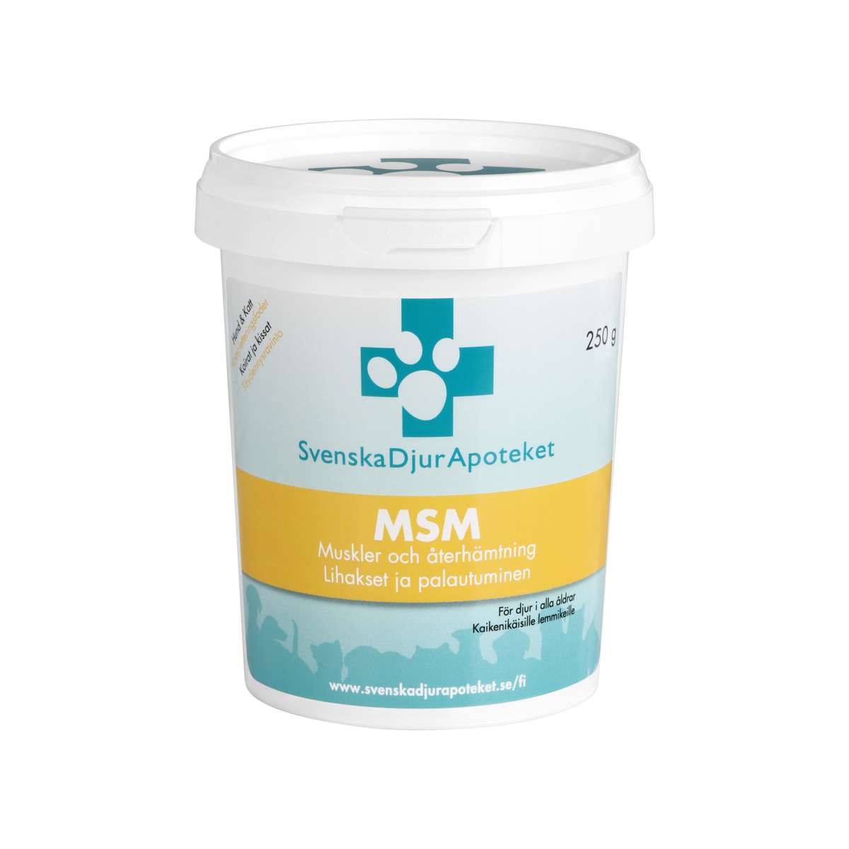 Svenska DjurApoteket MSM koiralle ja kissalle 250 g